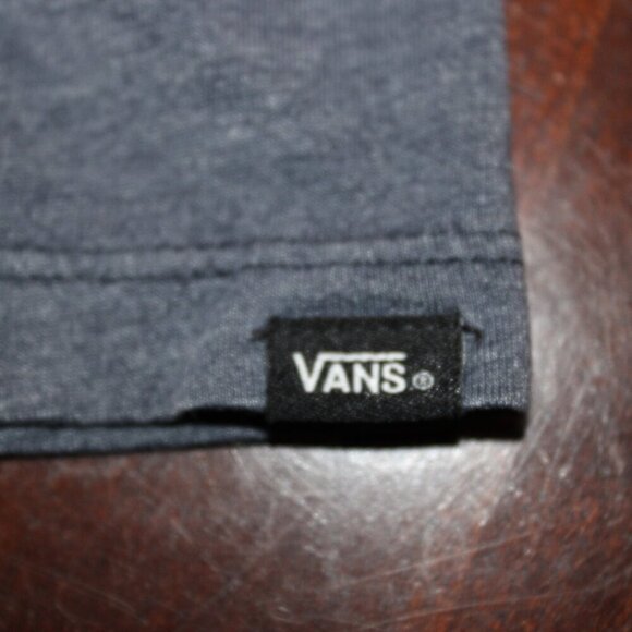 Vans Graphic Tee, Size M | Gray Logo T-Shirt | Skater Style - Picture 8 of 10